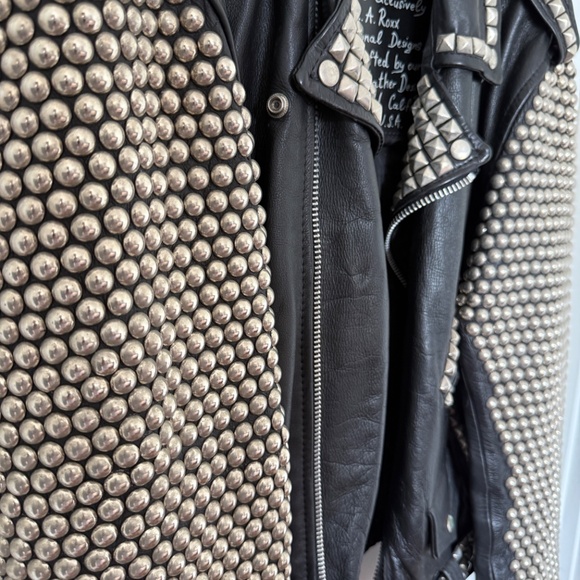 La Roxx Vintage Leather Moto Jacket - Picture 2 of 7